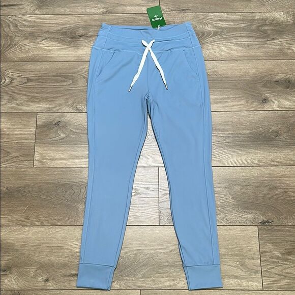Halara Softlyzero Plush‎ High Waisted Drawstring Side Pocket Joggers Blue SP - Picture 4 of 11